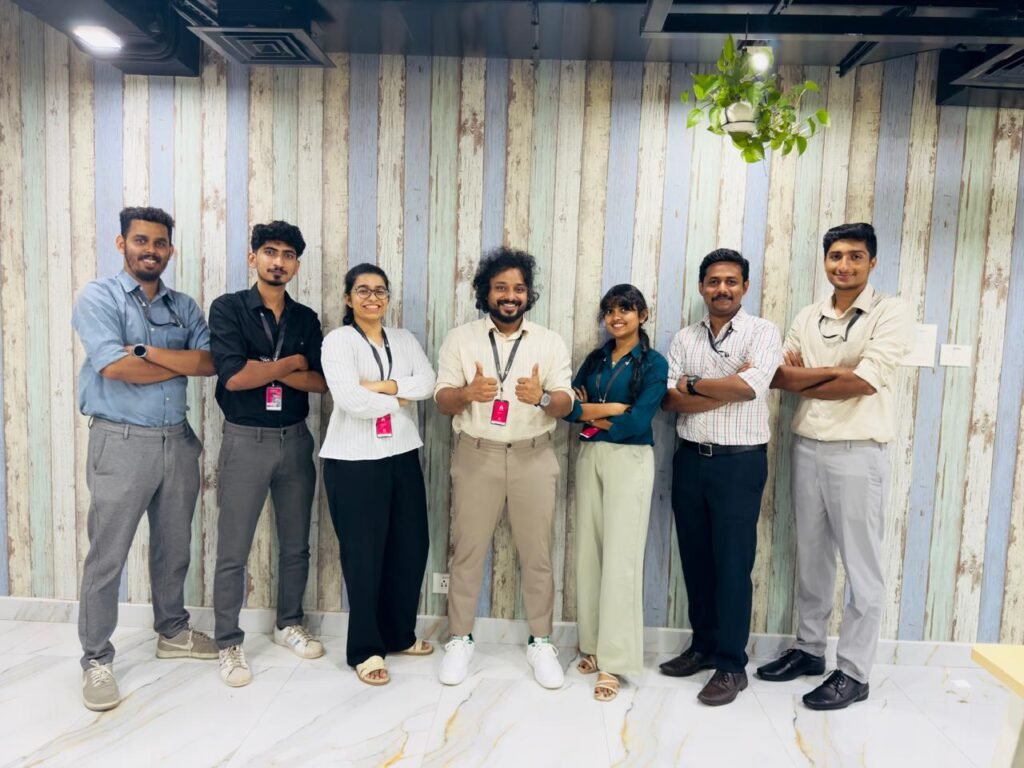 team members of advertern posing for a photo